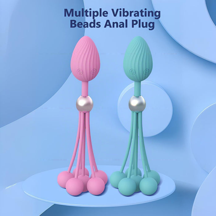 Multi-Beads Vibrating Plug – Remote Control, Flexible Stimulation, Waterproof