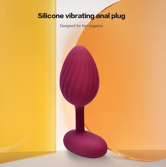 Silicone Vibrating Anal Plug – Multi-Mode Stimulation, Waterproof Design
