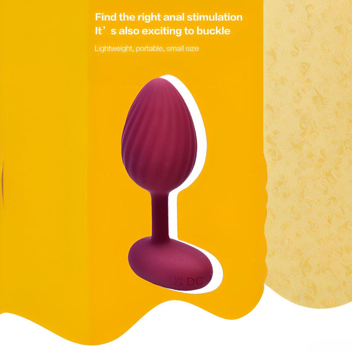 Silicone Vibrating Anal Plug – Multi-Mode Stimulation, Waterproof Design