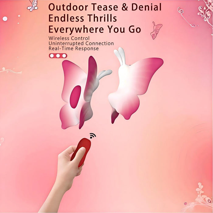 Butterfly Wearable Vibrator ¨C Remote Control Dual Motor, 10 Modes