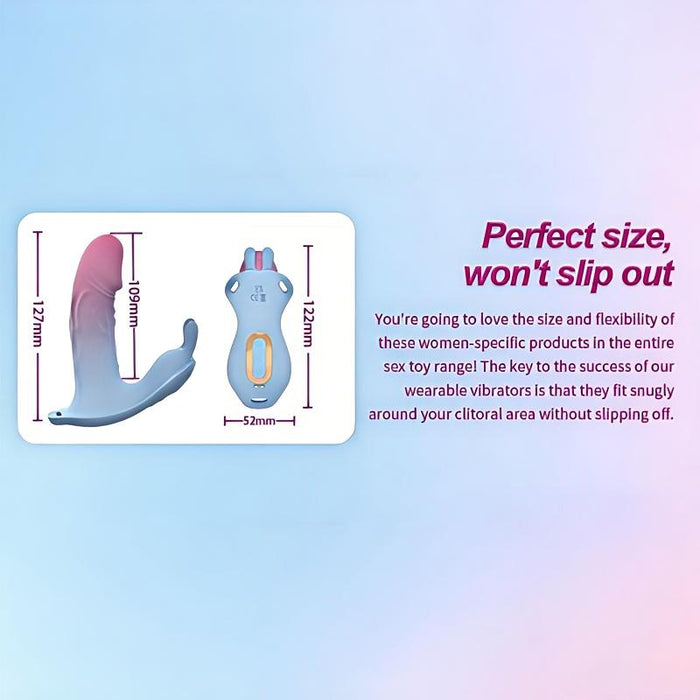 App-Controlled Stretch Rabbit Vibrator – Interactive Wearable, Remote Control, Waterproof