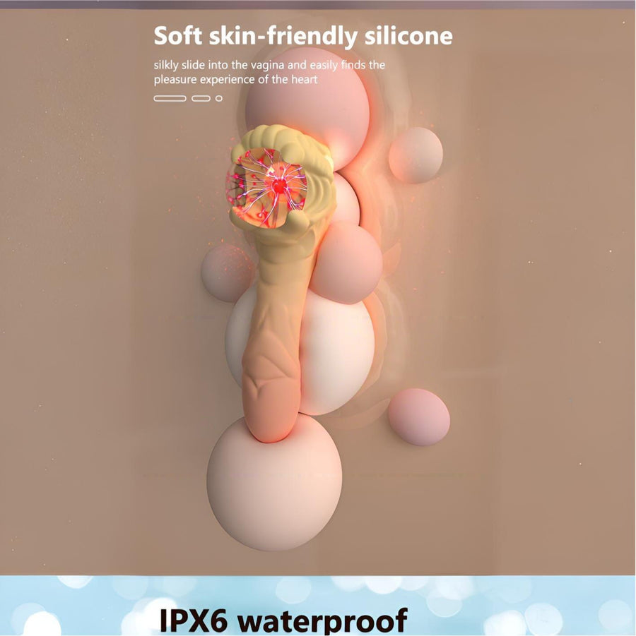 Snake Pearl Plasma Vibrator – Dual Motor Stimulation, Waterproof Silicone