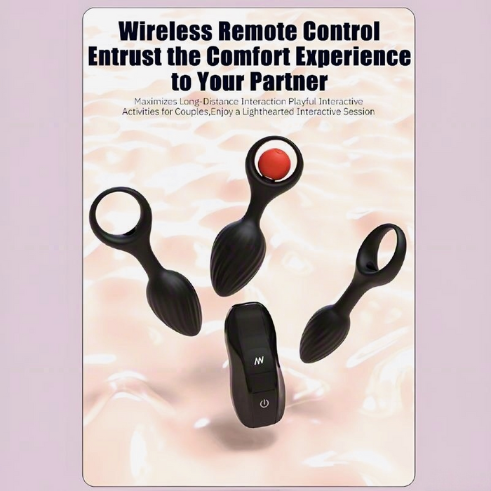 Detachable Dual Beads Vibrator – Remote Control, Multi-Functional Stimulation, Waterproof