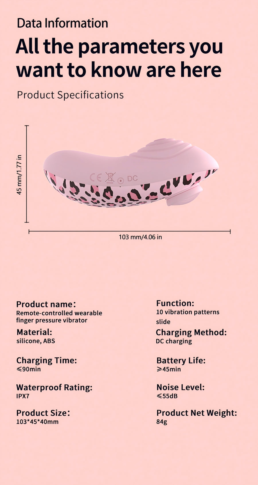 Remote Control Wearable Vibrator – Magnetic Fit, Dual Stimulation, Waterproof