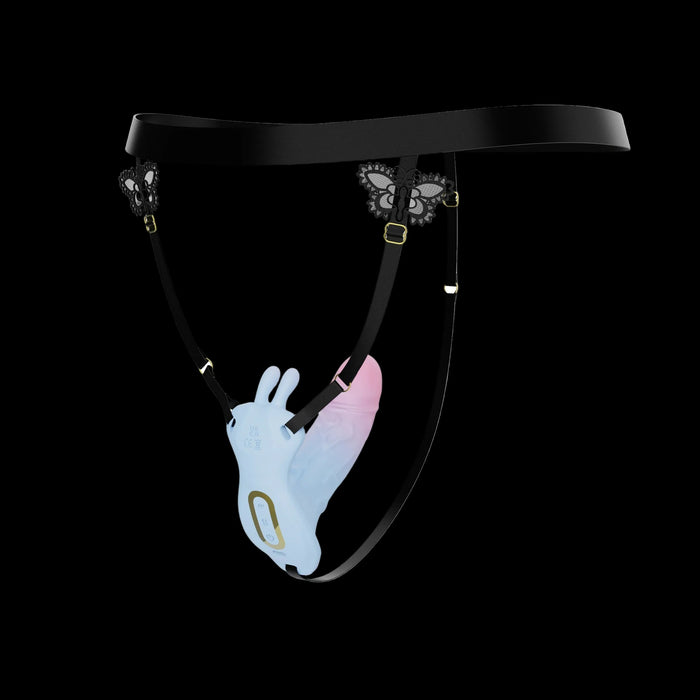 App-Controlled Stretch Rabbit Vibrator – Interactive Wearable, Remote Control, Waterproof